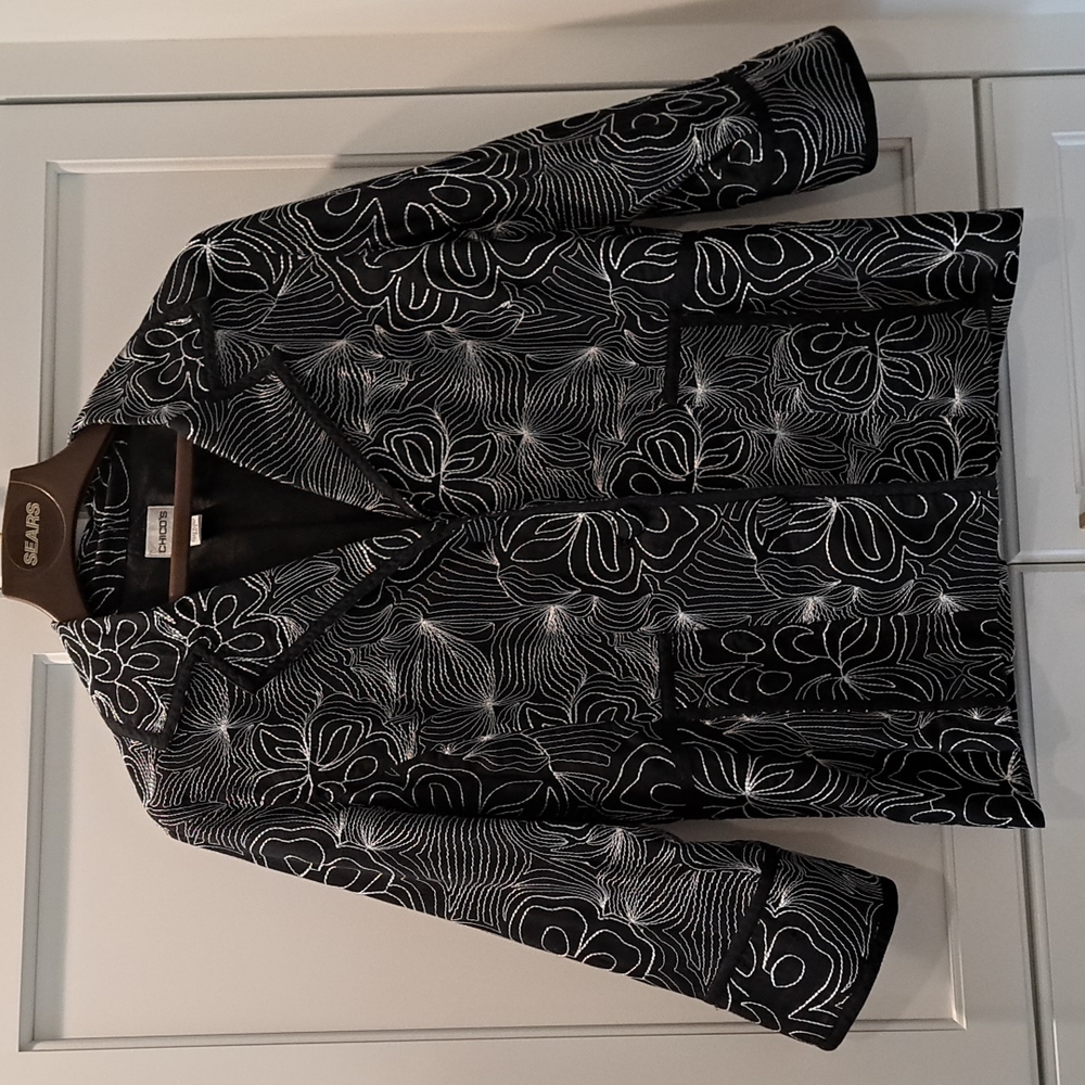 Chico's embroidered jacket